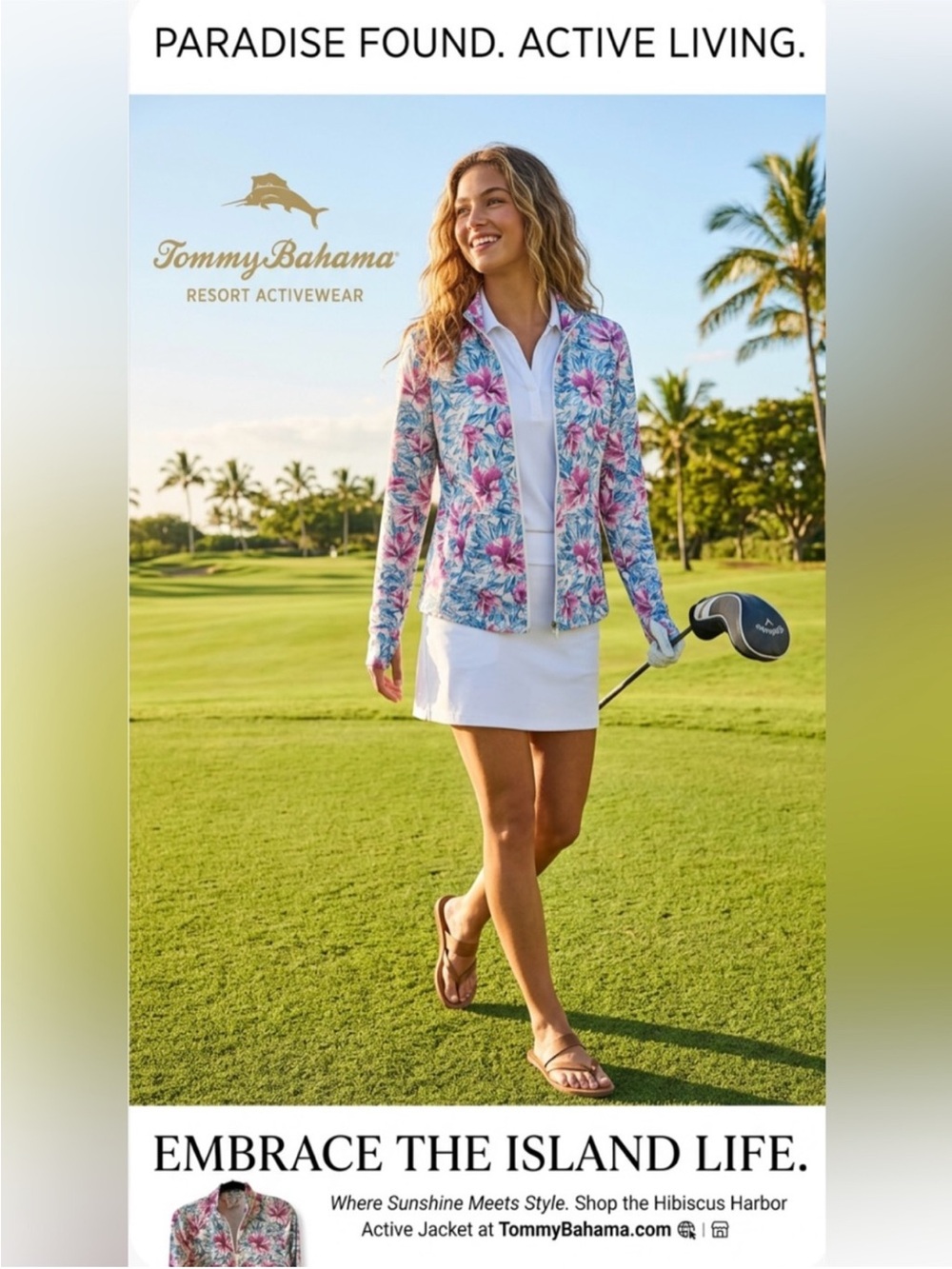 Like New ~ Tommy Bahama Hibiscus Harbor Floral Active Jacket ~ Size Large